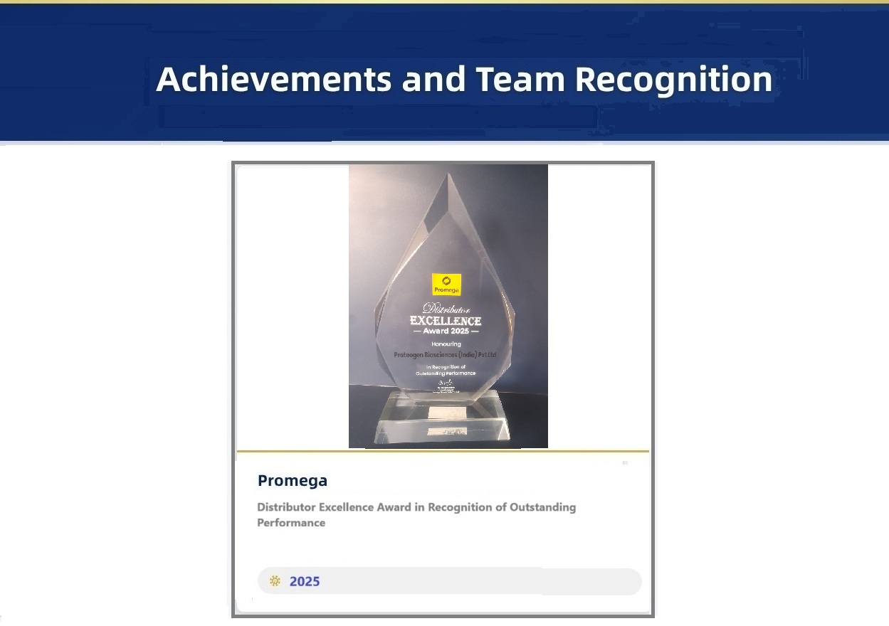 Proteogen Award Certificate 4